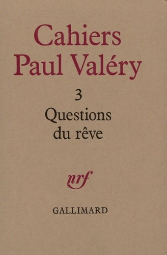 Emprunter Cahiers Paul Valéry N° 3 : Questions du rêve livre