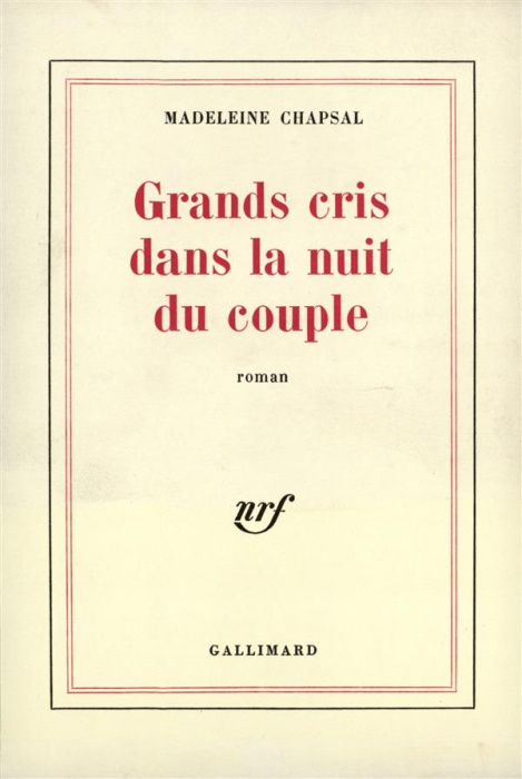 Emprunter Grands cris dans la nuit du couple livre
