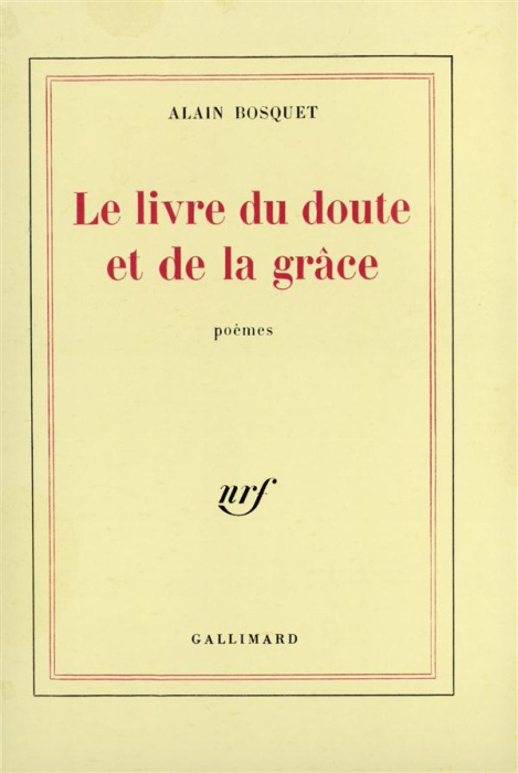 Emprunter Le livre du doute et de la grâce livre