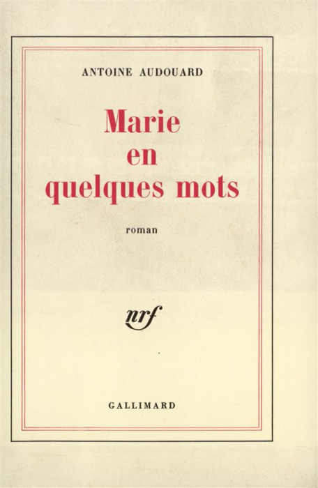 Emprunter Marie en quelques mots livre