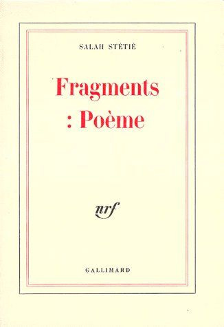Emprunter FRAGMENTS : POEME livre