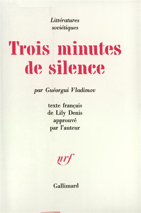 Emprunter Trois minute de silence livre