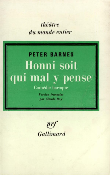 Emprunter Honni soit qui mal y pense. Comédie baroque, [Paris, Théâtre de Paris, 26 octobre 1972 livre
