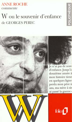 Emprunter W ou Le souvenir d'enfance de Georges Perec livre