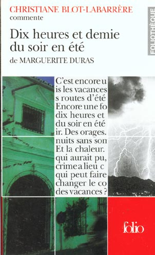 Emprunter Dix heures et demie du soir en été de Marguerite Duras livre