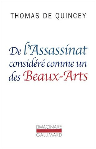 Emprunter De l'assassinat considéré comme un des Beaux-Arts livre