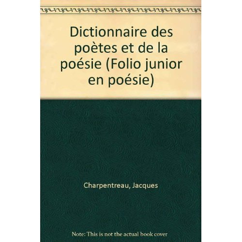 Emprunter Dictionnaire des poètes et de la poésie livre