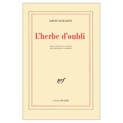 Emprunter L'herbe d'oubli livre