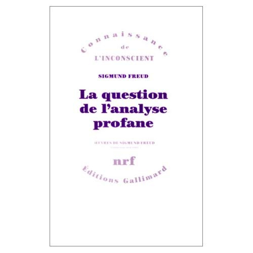 Emprunter QUESTION DE L'ANALYSE PROFANE. En appendice, la