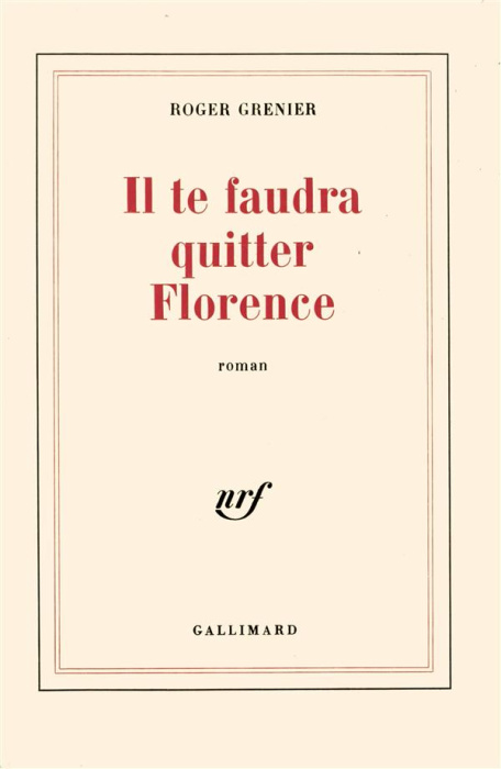 Emprunter Il te faudra quitter Florence livre