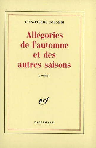 Emprunter Les allégories de l'automne livre