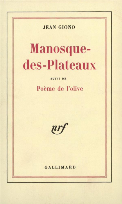 Emprunter Manosque-des-Plateaux. Suivi de Poème de l'olive livre