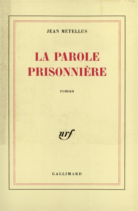 Emprunter La parole prisonnière livre