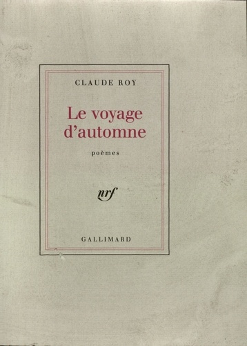 Emprunter Voyage d'automne livre