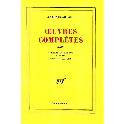 Emprunter Oeuvres complètes. Tome 24, Cahiers du retour à Paris (Octobre-novembre 1946) livre