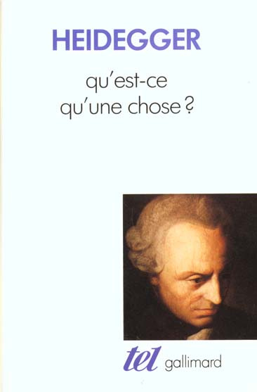 Emprunter Qu'est-ce qu'une chose ? livre