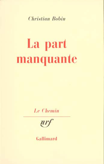 Emprunter La part manquante livre