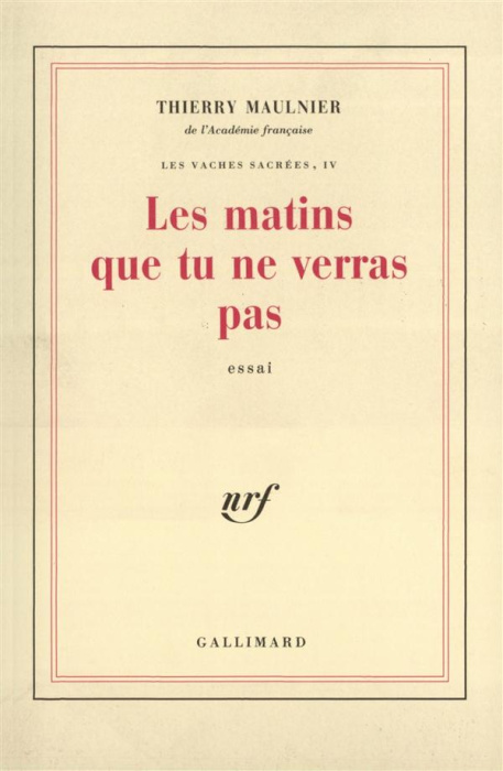 Emprunter Les matins que tu ne verras pas livre