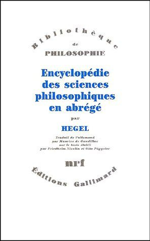 Emprunter Encyclopédie des sciences philosophiques en abrégé (1830) livre