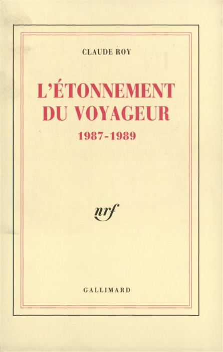 Emprunter L'étonnement du voyageur livre