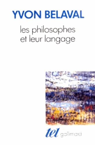 Emprunter Les philosophes et leur langage livre