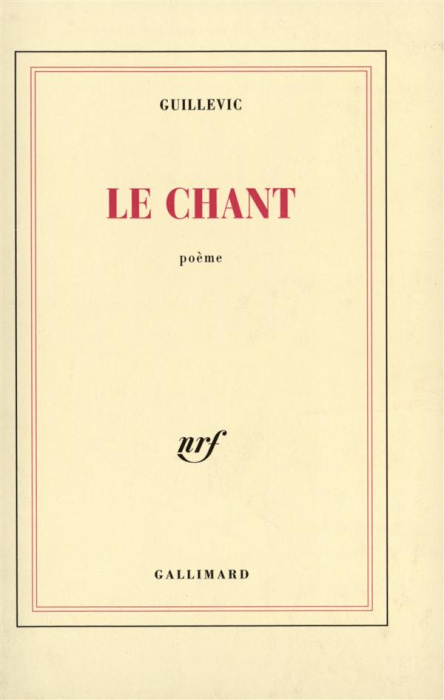 Emprunter Le Chant. Poème livre