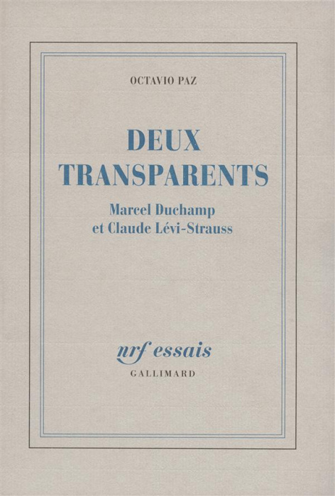 Emprunter Deux transparents. Marcel Duchamp et Claude Lévi-Strauss livre