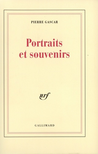 Emprunter Portraits et souvenirs livre