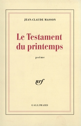 Emprunter Le testament du printemps livre