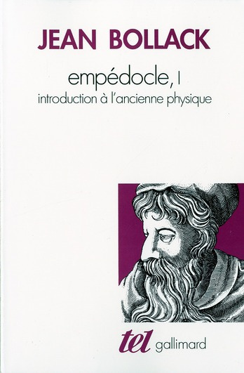 Emprunter Empédocle. Tome 1, Introduction à l'ancienne physique livre