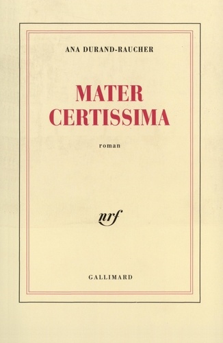 Emprunter Mater Certissima livre