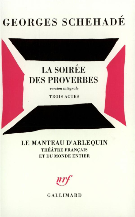 Emprunter La soirée des proverbes. Version intégrale, trois actes, [Paris, Petit théâtre Marigny, 30 janvier 1 livre