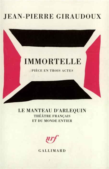 Emprunter Immortelle. Pièce en trois actes livre