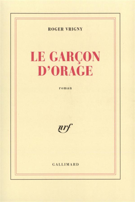 Emprunter Le garçon d'orage livre