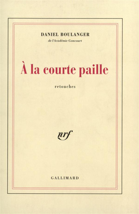 Emprunter A la courte paille livre