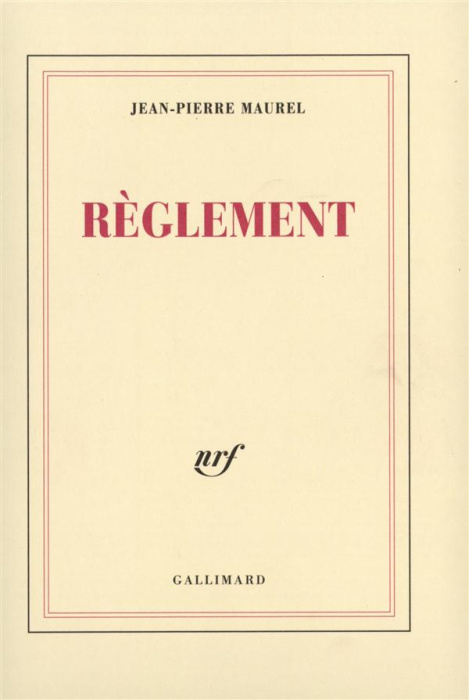 Emprunter Règlement livre