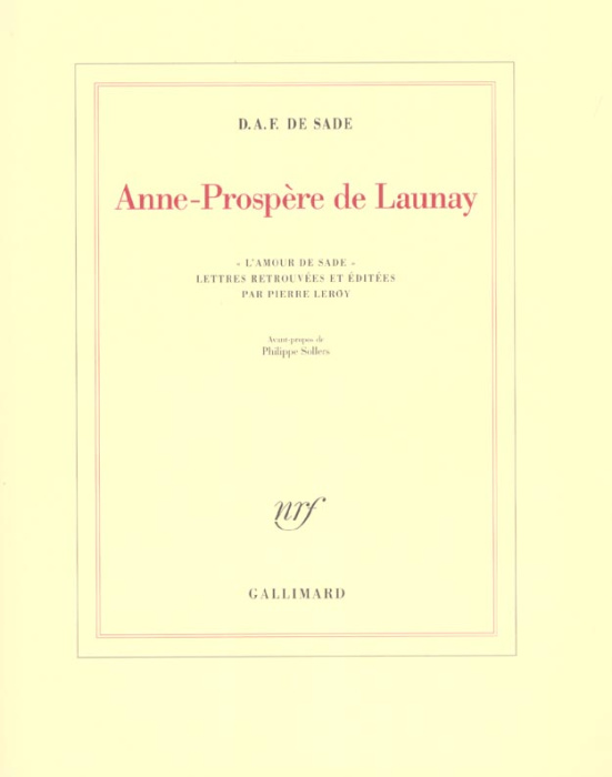 Emprunter Anne-Prospère de Launay.