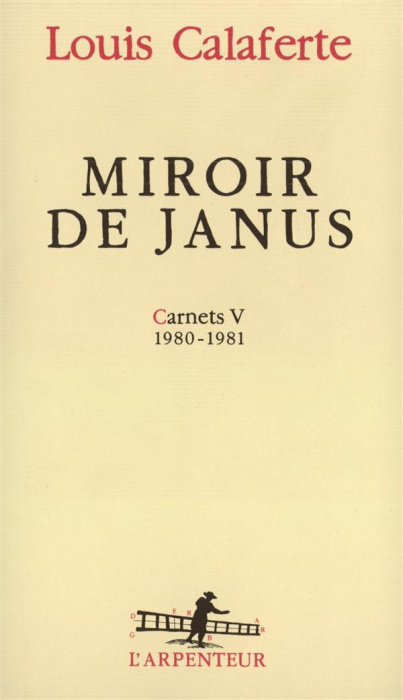 Emprunter Miroir de Janus. Carnets V, 1980-1981 livre