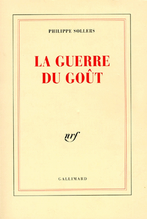 Emprunter La guerre du goût livre