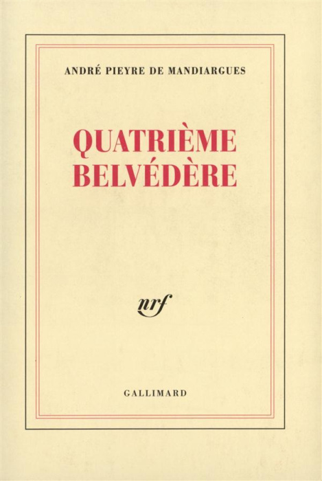 Emprunter Quatrième belvédère livre