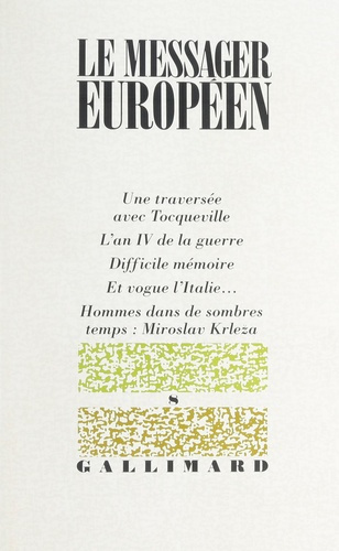 Emprunter LE MESSAGER EUROPEEN NØ8 livre