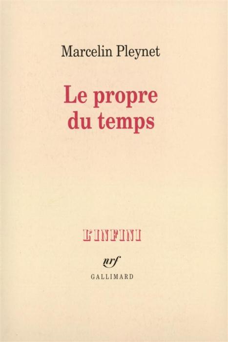Emprunter Le propre du temps livre
