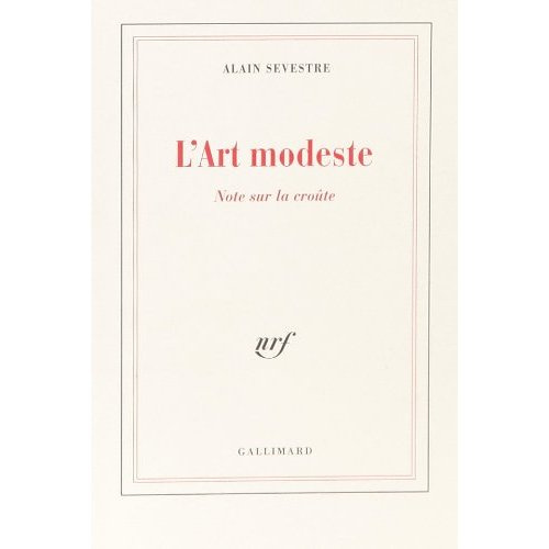 Emprunter L'art modeste. Note sur la croûte livre