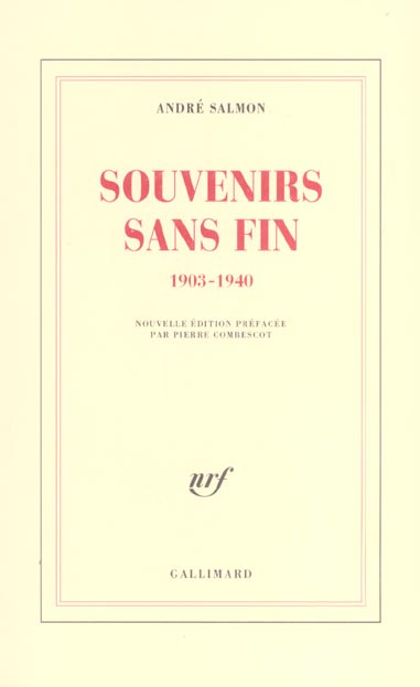 Emprunter Souvenirs sans fin (1903-1940) livre