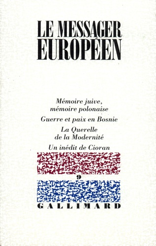 Emprunter LE MESSAGER EUROPEEN NO 9 livre