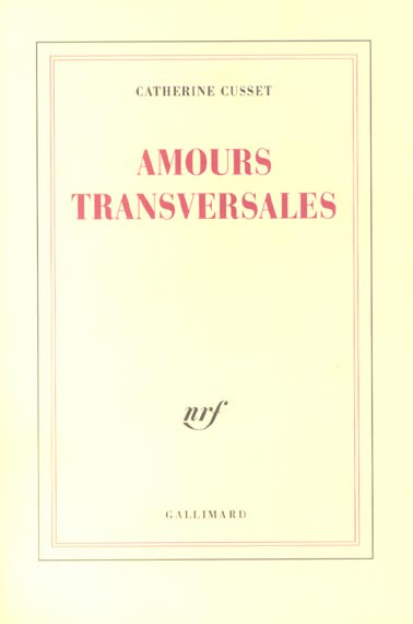 Emprunter Amours transversales livre