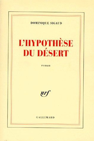 Emprunter L'hypothèse du désert livre