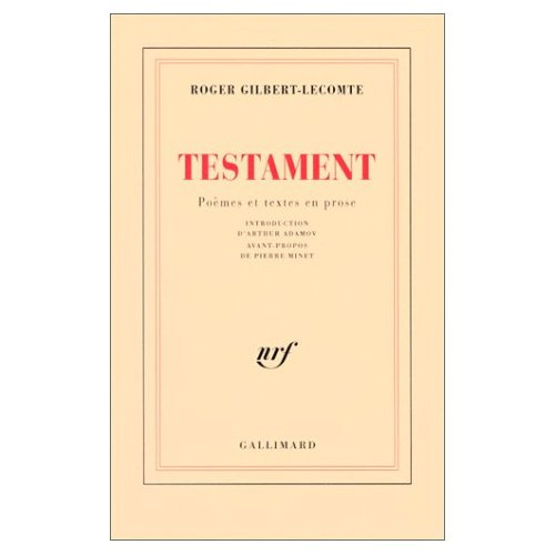 Emprunter Testament(poèmes et textes en prose) livre