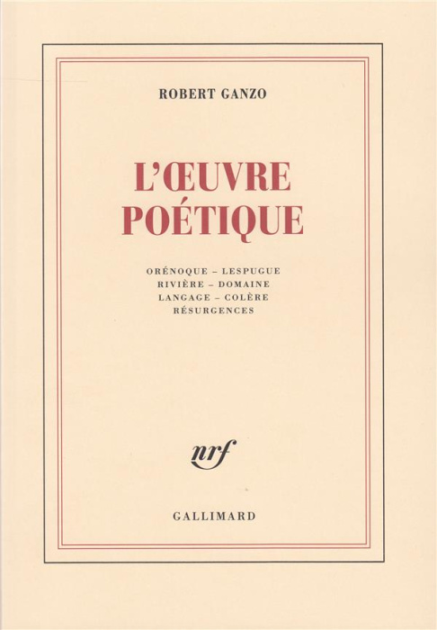 Emprunter L'oeuvre poétique livre
