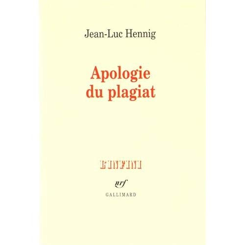Emprunter Apologie du plagiat livre
